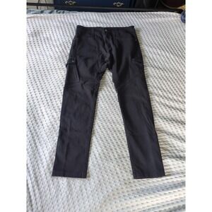 Psylo Cargo Slim Jeans Punk Skate Goth Stretch Black 32X31